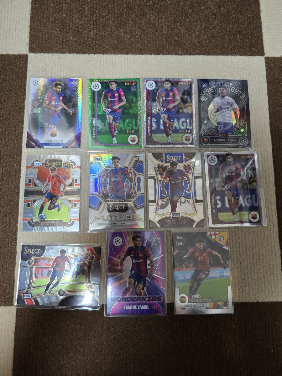 Topps Panini lamine YAMAL RC card set /99 /150