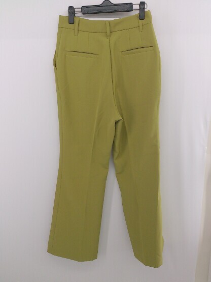 * * * unused * PAGEBOY Pageboy ALICIA center Press flare pants size XL mustard yellow series lady's P