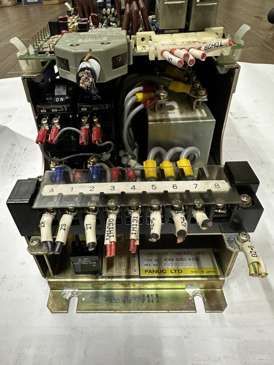 KX170)FANUC VELOCITY CONTROL UNIT A06B-6050-H104(動作 KX170)FANUC VELOCITY CONTROL UNIT A06B-6050-H104(動作