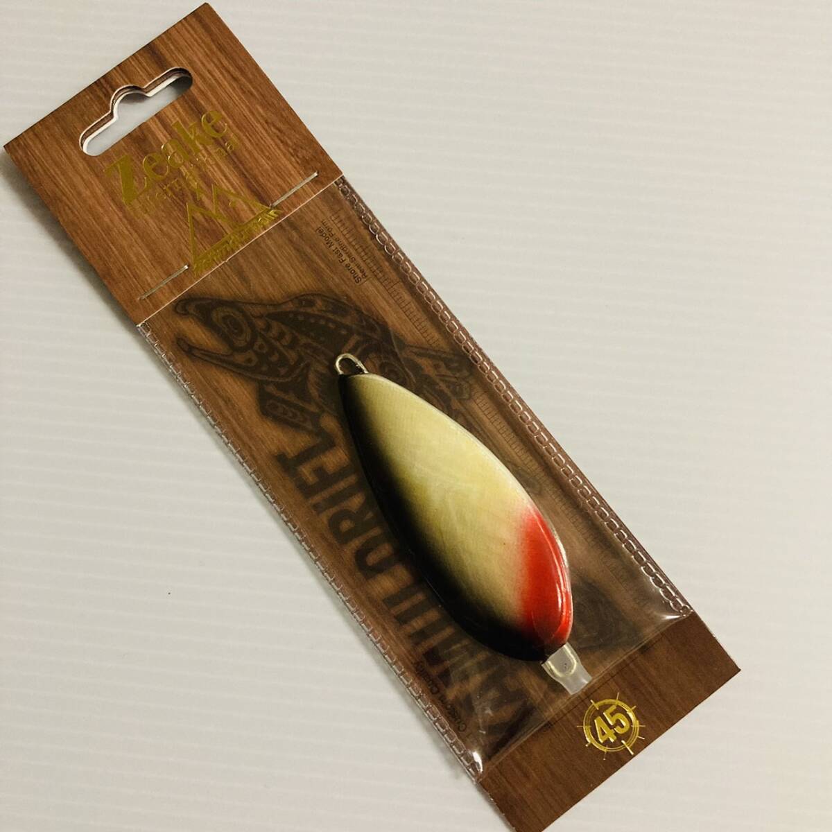 未使用　ジーク　カムイドラフト　ナチュラルベイトシェル45ｇアキアジ　鮭ルアー　鮭釣り　サケ釣り_画像1