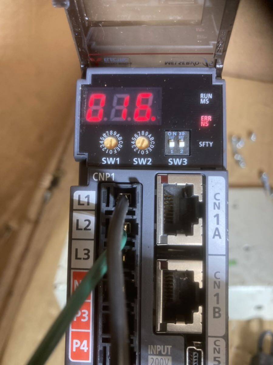 通電確認済 三菱電機 MR-J5-20G-RJ(2023年製)サーボアンプ