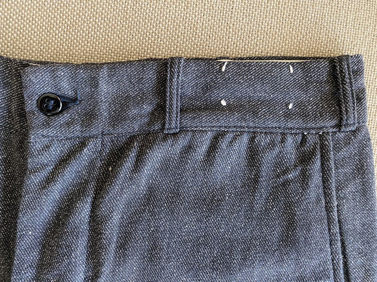 40s 50s コバート 黒シャン ブラックシャンブレー ワークパンツ 40s 50s コバート 黒シャン ブラックシャンブレー ワークパンツ
