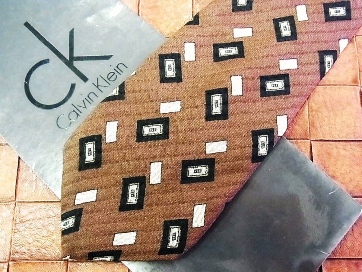 ●4027●良品●【Ｃｋ】カルバンクラインのネクタイ