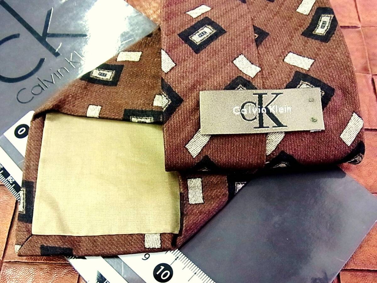 ●4027●良品●【Ｃｋ】カルバンクラインのネクタイ