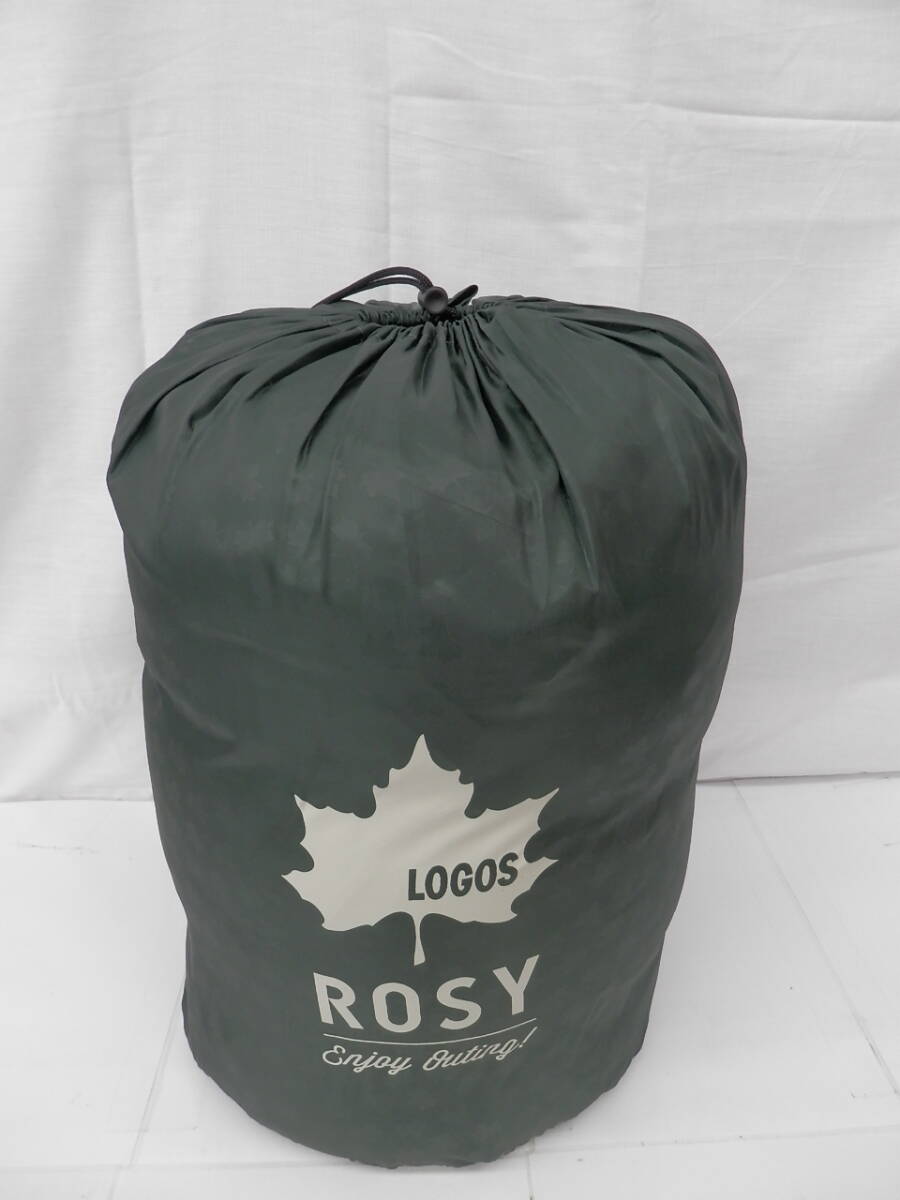 ●LOGOS ロゴス ROSY ウォッシャブル シュラフ ５グリーン 5℃ 190×80cm 封筒型 キャンプ 寝袋③