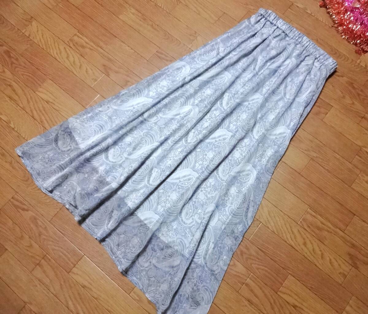 ワールド♪【grove】ロングスカートM★新品♪