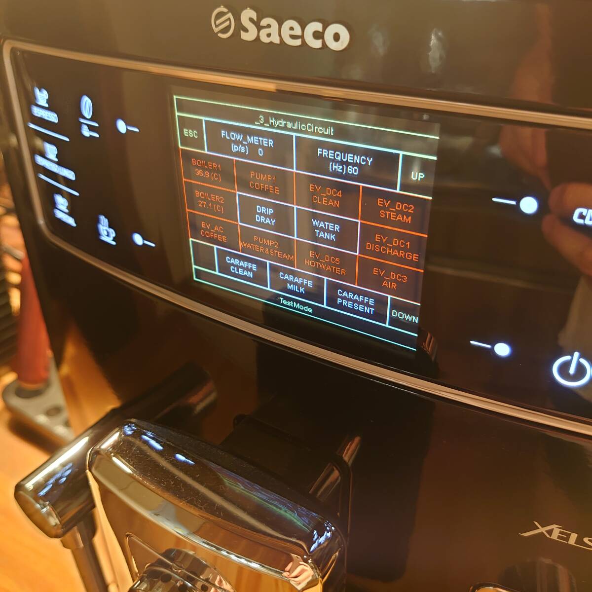 Saeco Xelsis エクセルシス SUP-038Z メタルブラック 当時の最 Saeco Xelsis エクセルシス SUP-038Z メタルブラック 当時の最