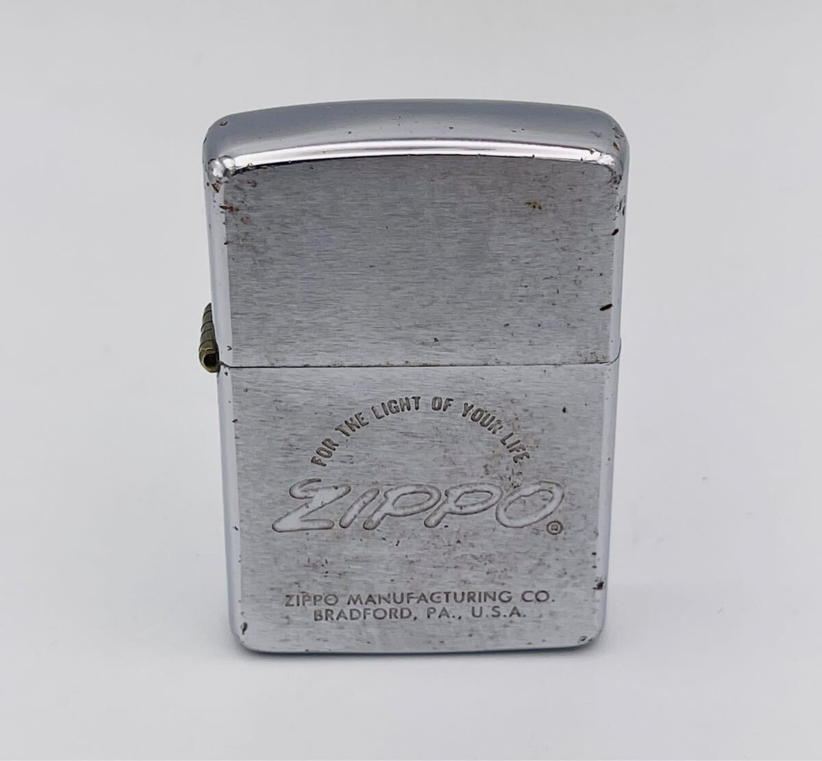 ヴィンテージ ZIPPO ジッポー オイルライター 喫煙具 喫煙グッズ シルバーカラー 着火確認済み