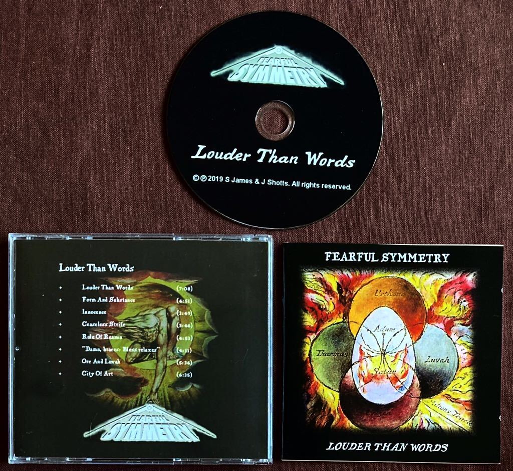 FEARFUL SYMMETRY/LOUDER THAN WORDS/プレグレ/クラシックプログレ/英国プログレ/プログレッシブ・ロック・マニア集団/2019年