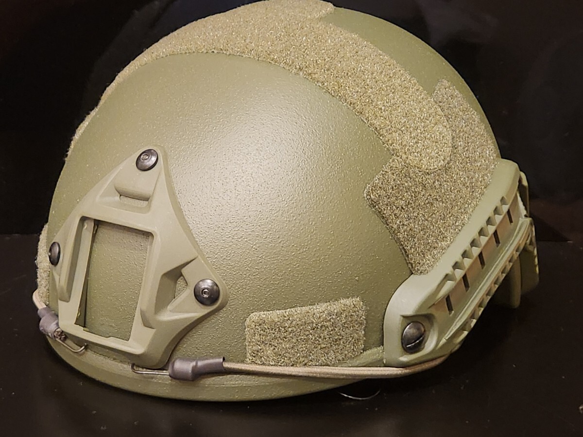 NIJ-Ⅲa実物防弾ヘルメット、55㎝~62㎝/TAN 、タクティカルヘルメット NIJ-Ⅲa実物防弾ヘルメット、55㎝~62㎝/TAN 、タクティカル