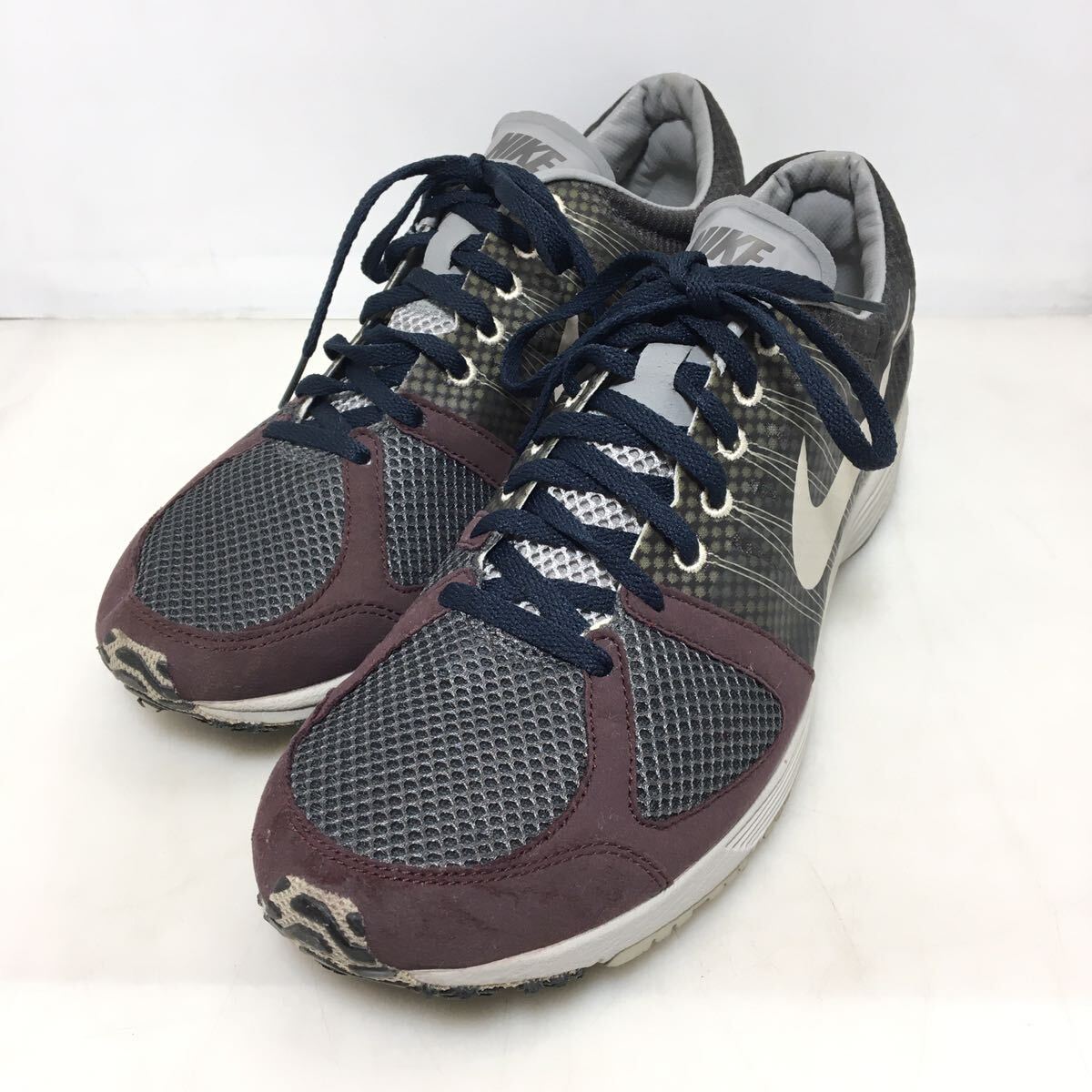 45-71 GYAKUSOU NIKE UNDERCOVER 27.5cm スニーカー ランニングシューズ 464073-026 グレー　ワインレッド