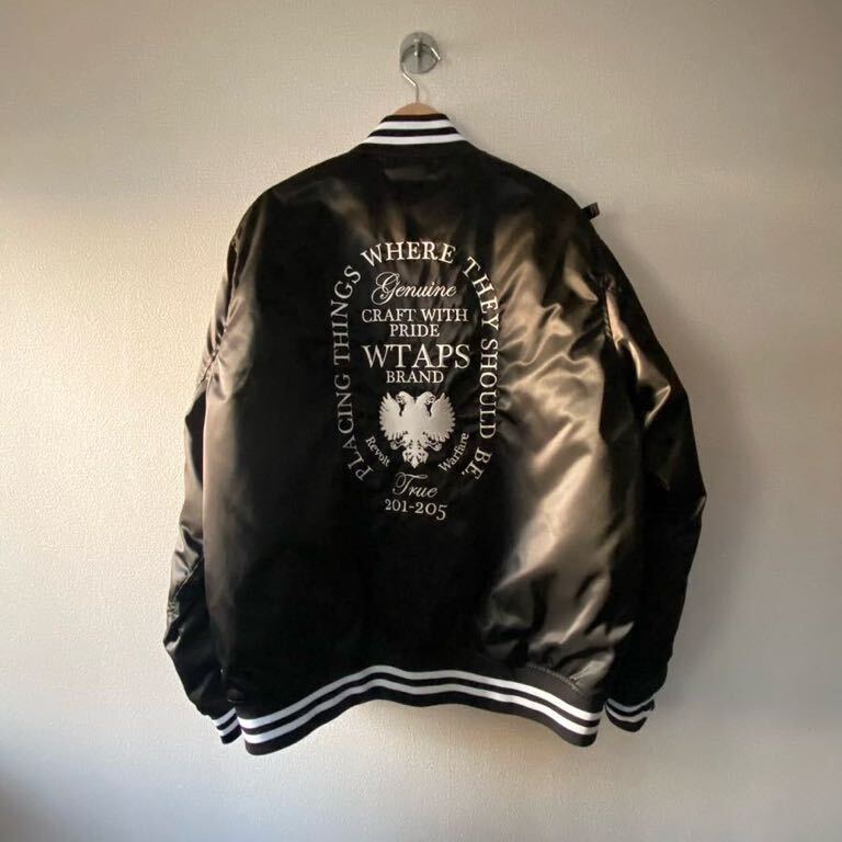 ラスト出品 L WTAPS TEAM JACKET NYLON SATIN BLACK DESCENDANT ラスト出品 L WTAPS TEAM JACKET NYLON SATIN BLACK DESCENDANT