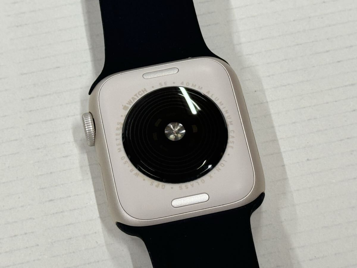 Apple Watch - ♡ami♡　美品⭐︎APPLE WATCH SE2 40㎜　スターライト Apple Apple Watch SE 第2世代 GPSモデル 40mm MXEG3J/A [スター