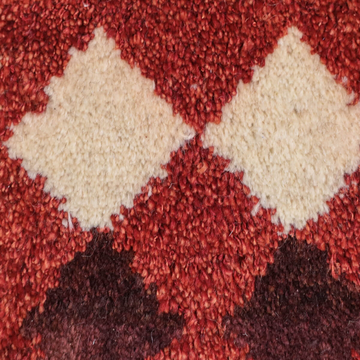 ギャッベ/ギャベ 36×43cm イラン産 手織り リビング ウール ギャッベ/ギャベ 36×43cm イラン産 手織り リビング ウール