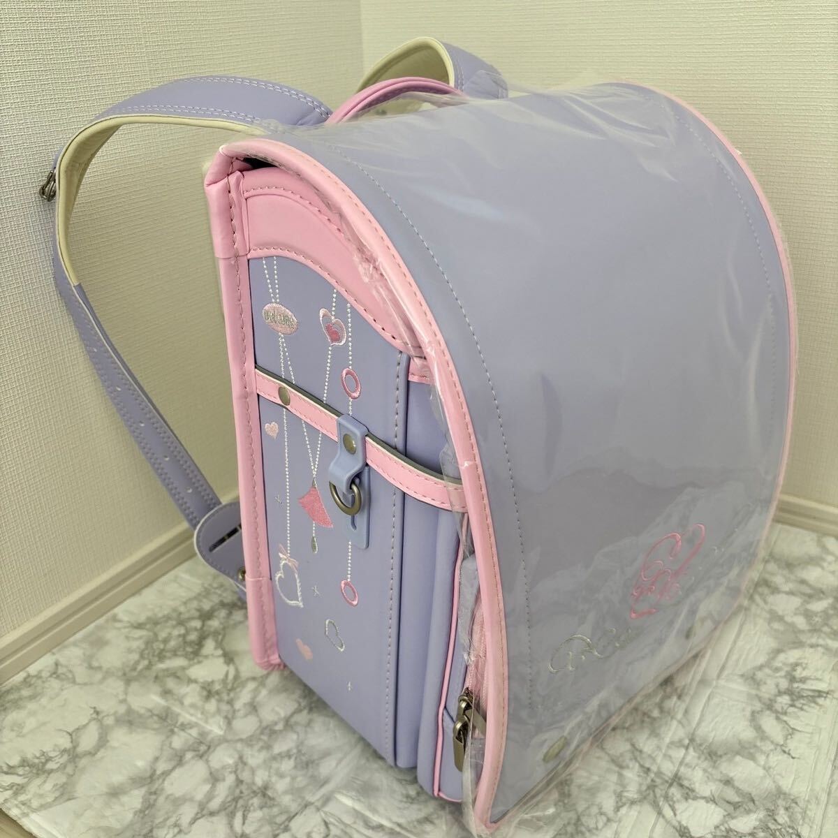 新品ランドセル 女の子 紫 パープル 軽量 A4 通気性 速乾性 耐水 新品ランドセル 女の子 紫 パープル 軽量 A4 通気性 速乾性 耐水