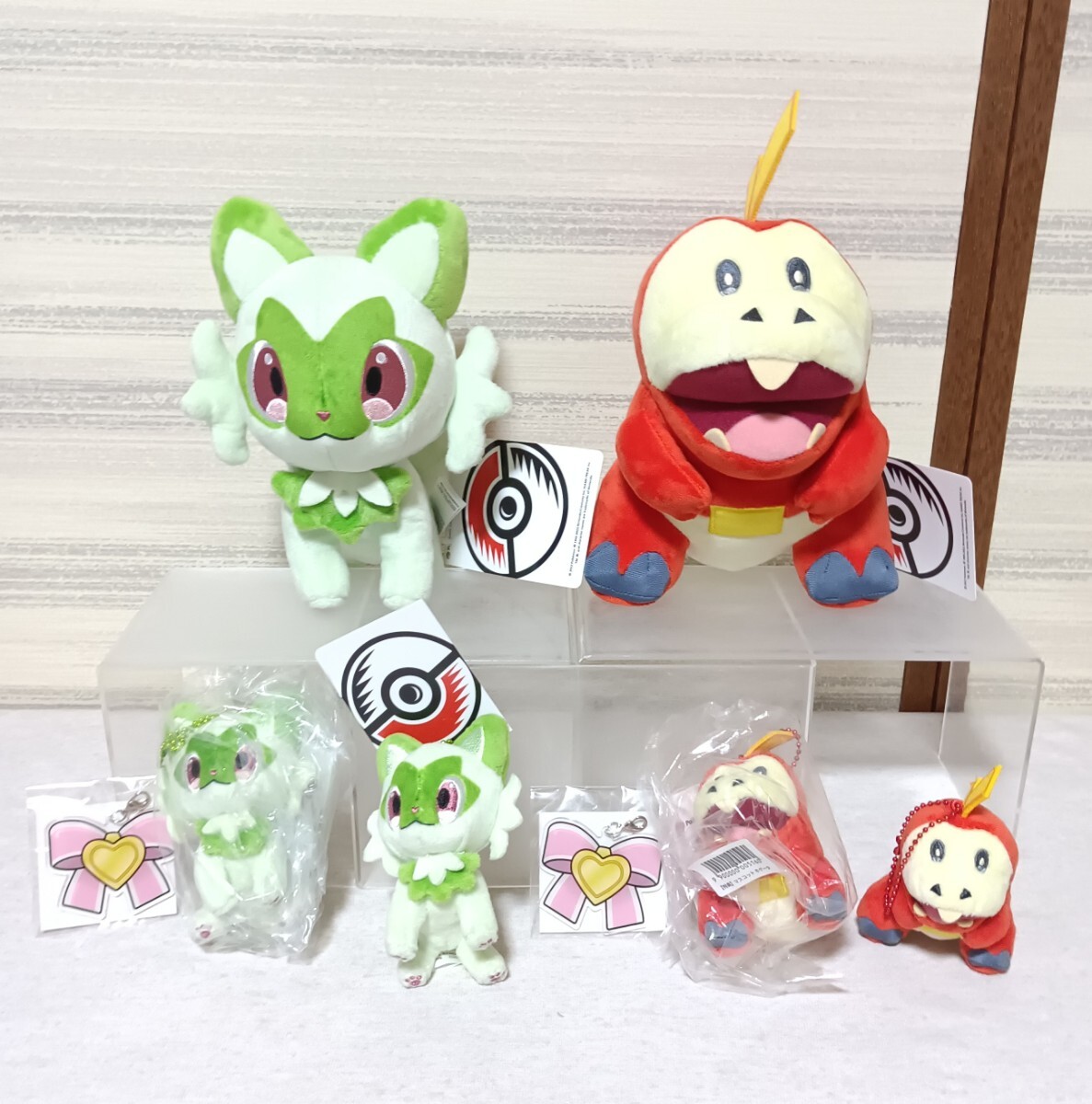 ポケットモンスター スカーレット バイオレット ゼロの秘宝 ポケモンSV なかよし リボン マスコット ニャオハ ホゲータ ぬいぐるみ