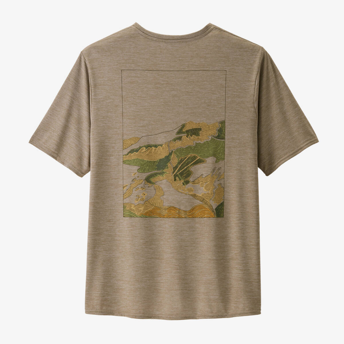★新品★ パタゴニア キャプリーン クール デイリー グラフィック シャツ ランズ Trailways: Seabird Grey X-Dye Sサイズ タグ付き