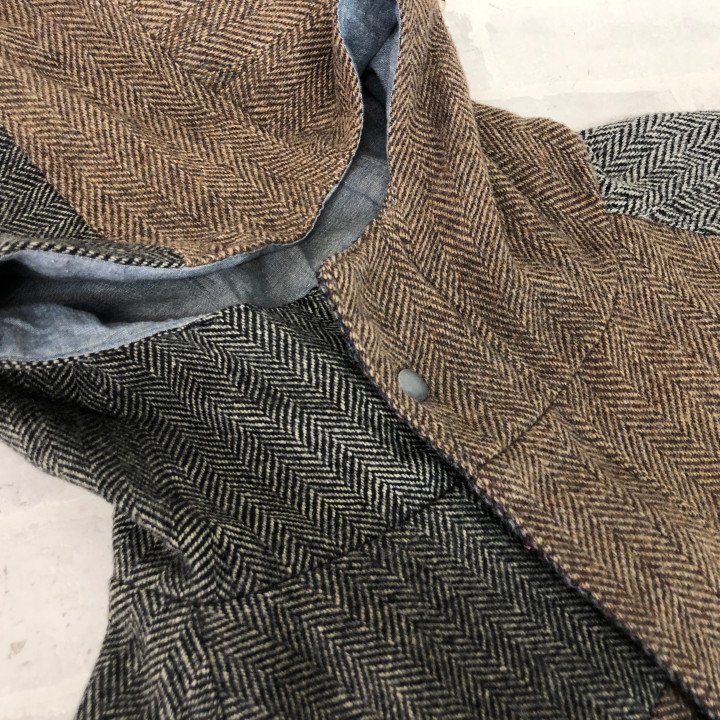 KMK × Harris Tweed キングリーマスク ハリスツイード コラボ マウンテンパーカー SIZE: M グレー系 MH632024091601