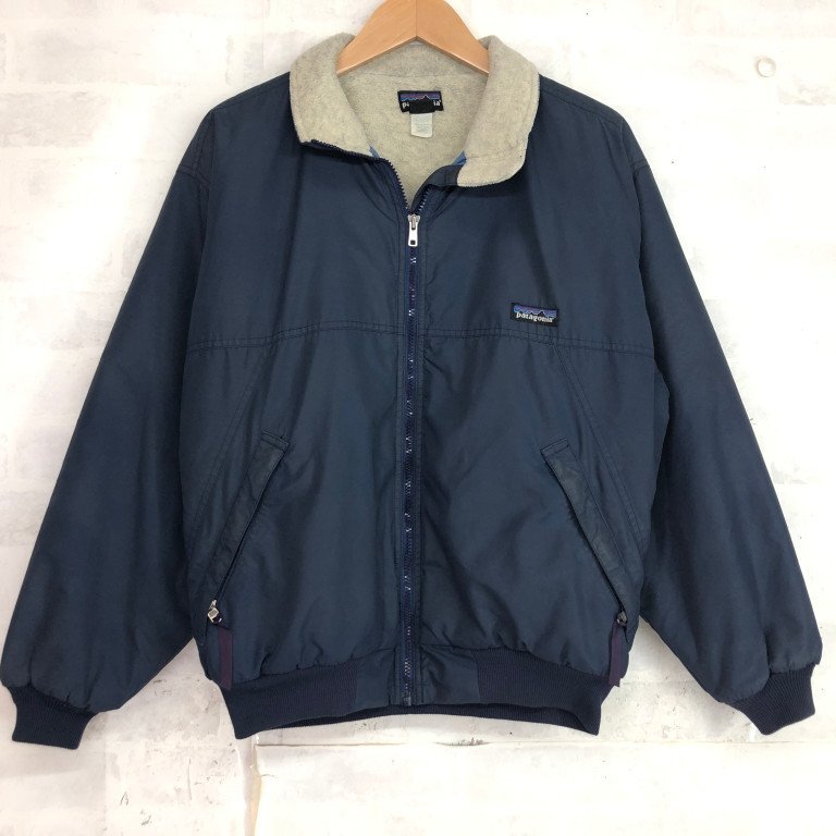 patagonia パタゴニア 90’s シェルドシンチラジャケット ポルトガル製 SIZE: S ヴィンテージ ネイビー MU632024090605