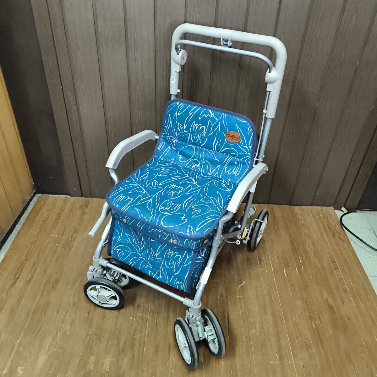 ◎【ユーメイト シルバーカー】中古品 ユーメイトHGT 最大使用者体重100kg 積載8kg 須恵廣工業 介護用品 歩行補助 手押し車 歩行器 191-26