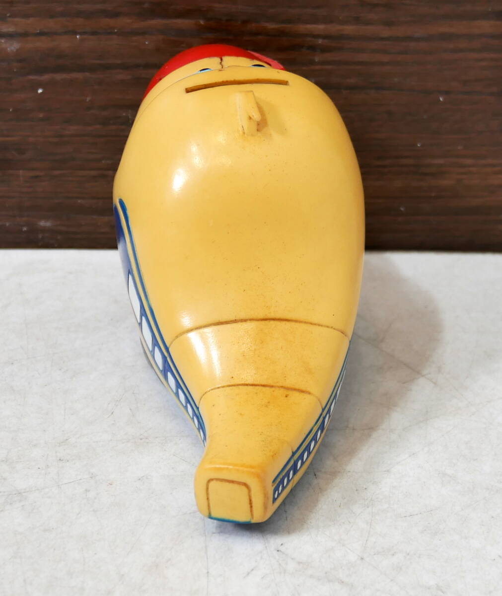 R609-H44 交通博物館 交通科学館 ひかり号 貯金箱 新幹線 ソフビ R609-H44 交通博物館 交通科学館 ひかり号 貯金箱 新幹線 ソフビ