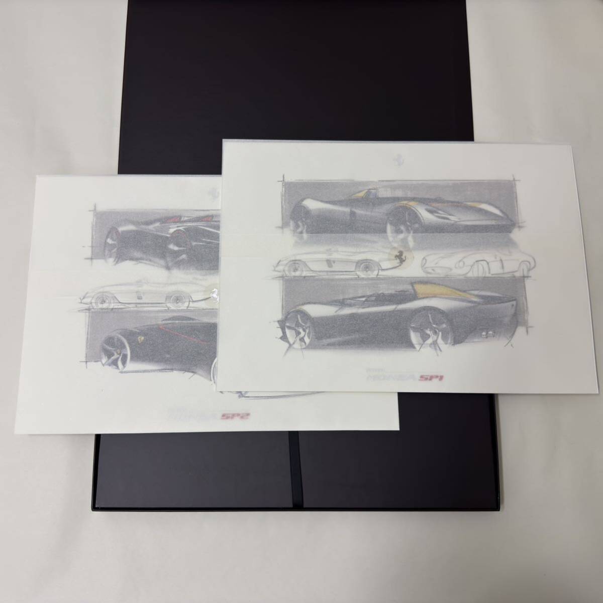 フェラーリ MONZA SP1 SP2 リトグラフ ポスター 正規品 Ferrari Lithograph Monza sp1 sp2
