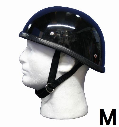 装飾用ハーフヘルメット　タイプ：イーグル　HA-01－ブラック－サイズM