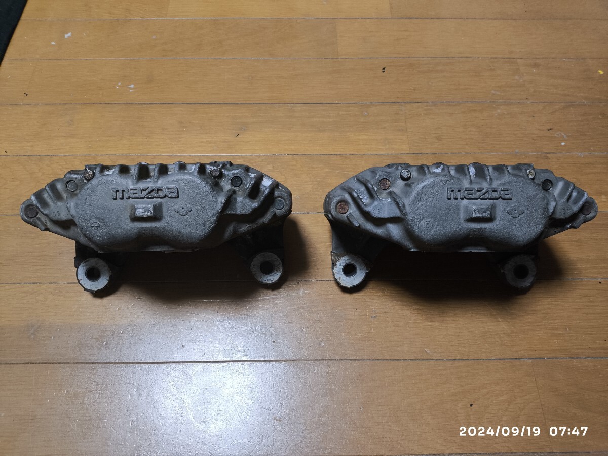 MAZDA RX-7 FC3S フロント キャリパー 左右セット 4POT マツダ
