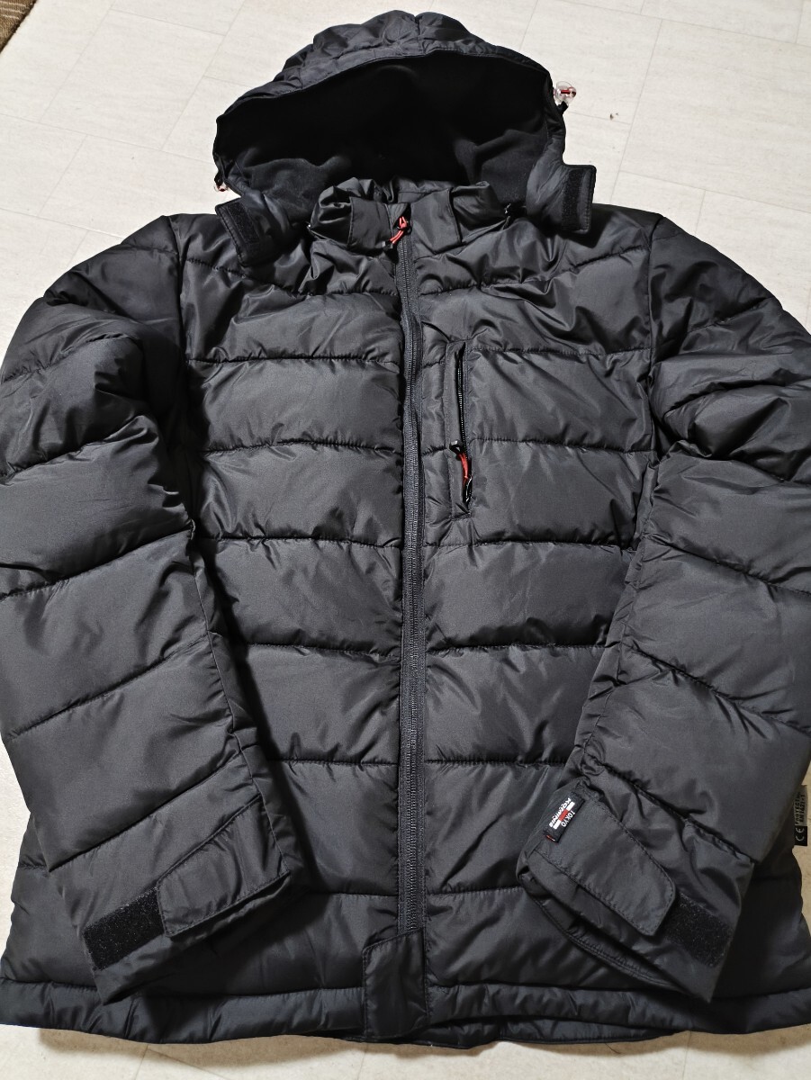 サイズ：jp L　美品　定価:25300円　コミネ(KOMINE) バイク プロテクトウインターパッディングジャケット 　黒