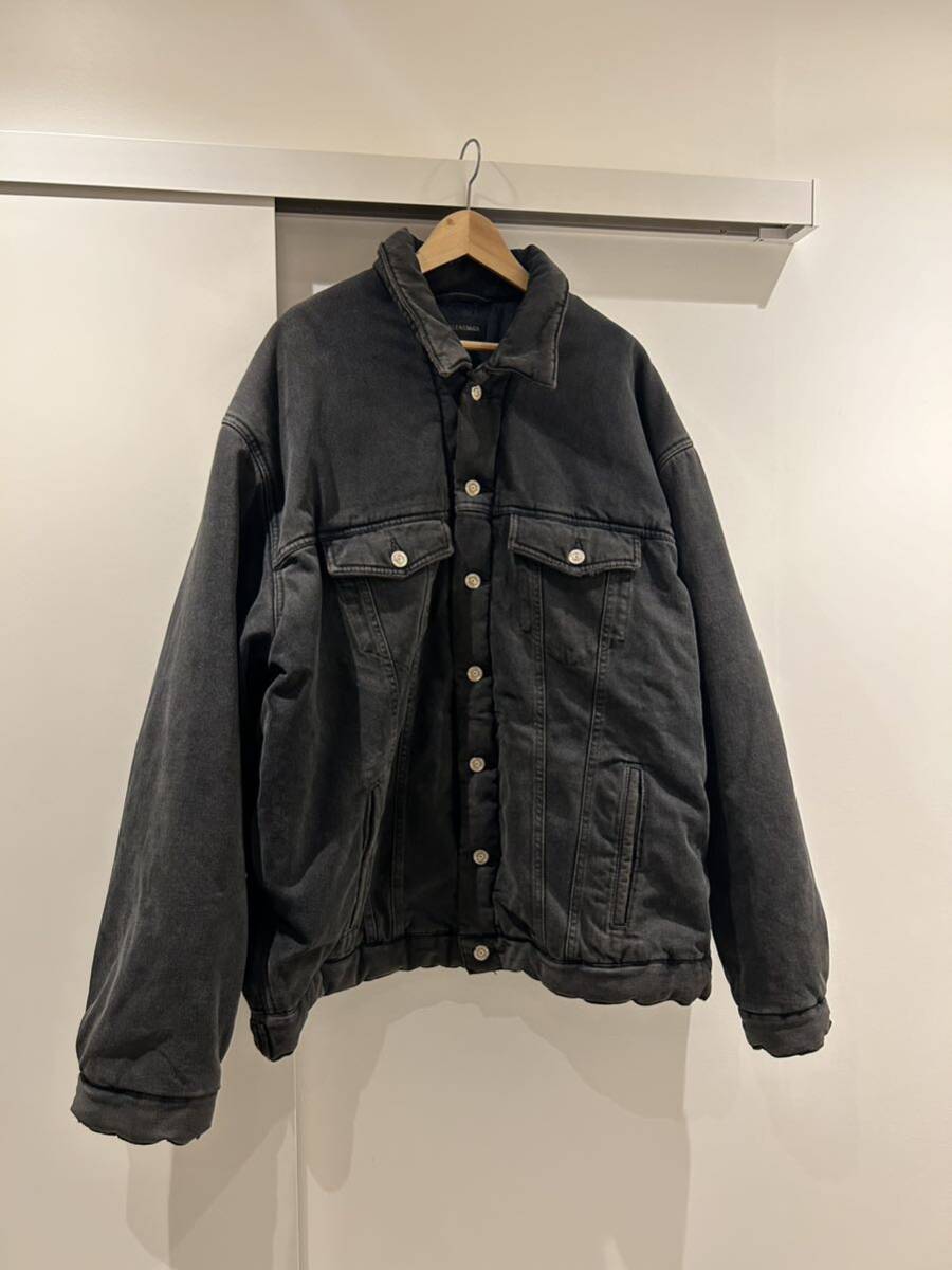 BALENCIAGA OVERSIZED PADDED DENIM JACKET バレンシアガ BALENCIAGA OVERSIZED PADDED DENIM JACKET バレンシアガ