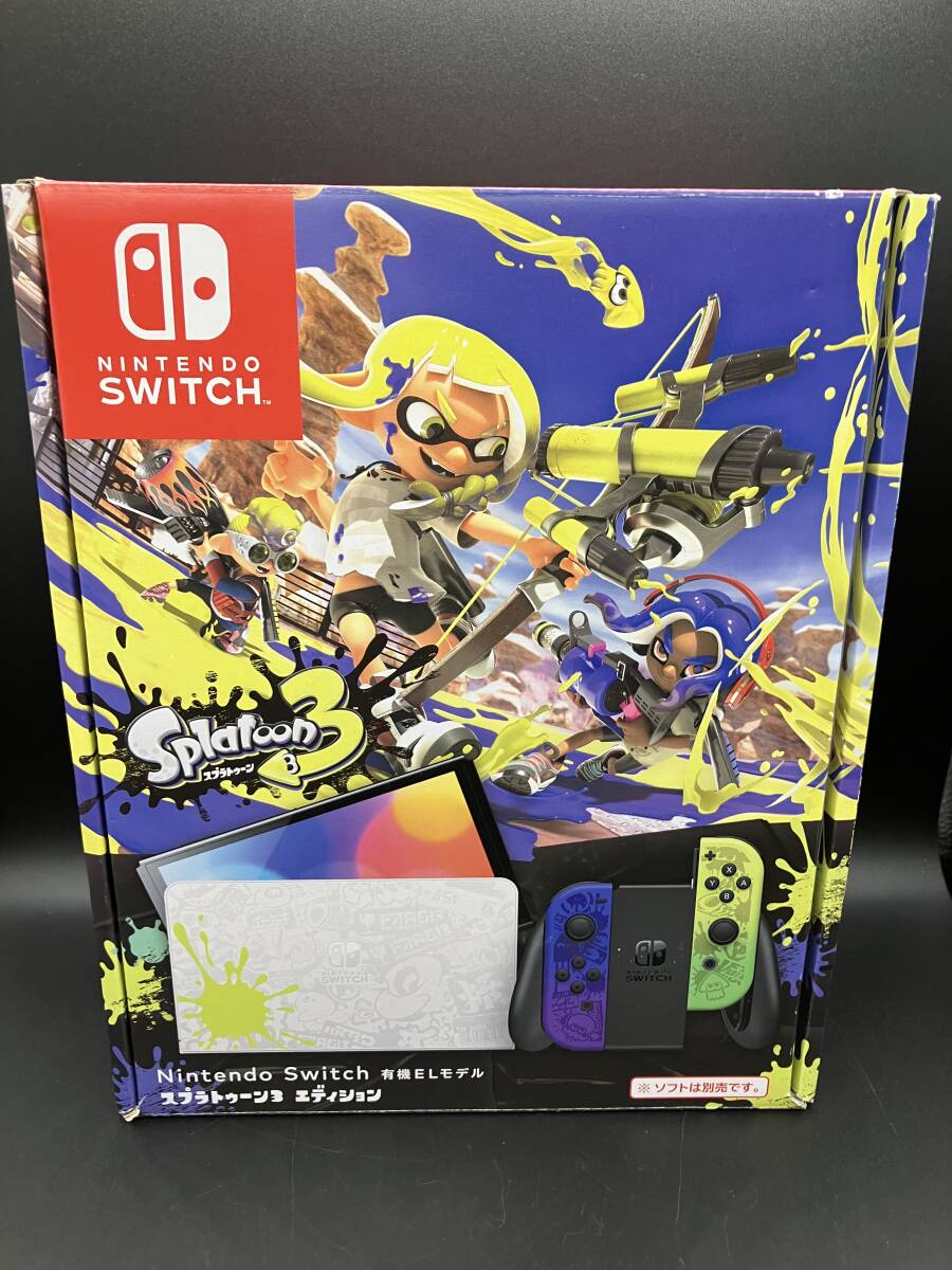 ★【同梱不可】中古品 Nintendo switch ニンテンドースイッチ 有機ELモデル スプラトゥーン3エディション