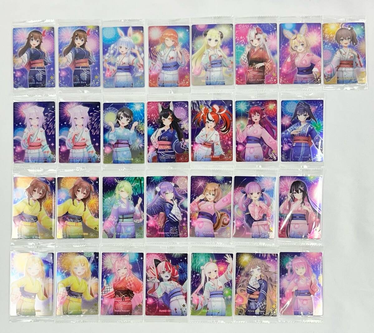 【カード まとめ】未開封 未使用 ホロライブ ウエハース3 29枚 hololive ウエハースカード ウエハース vol.3 プレミアム バンダイ BANDAI