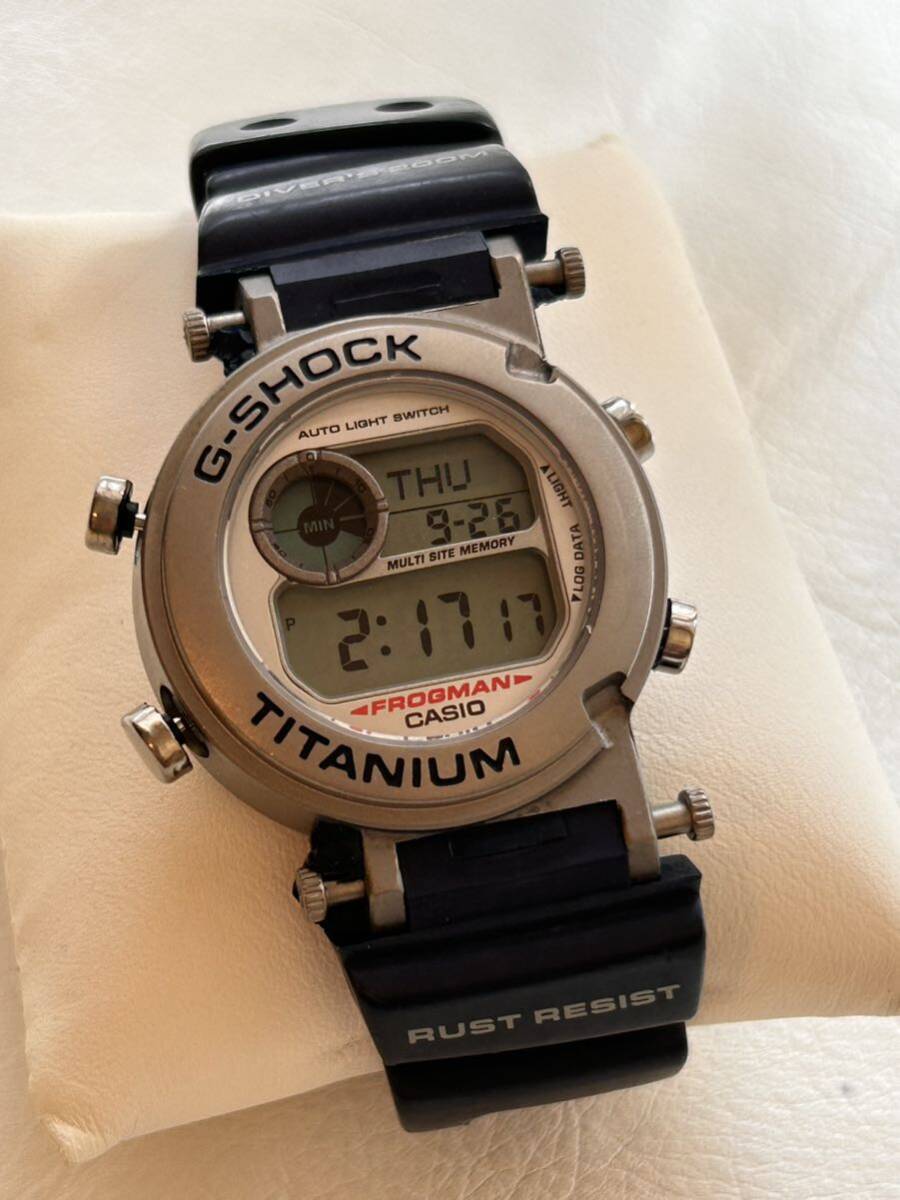 G-SHOCK フロッグマン DW-9900ベゼル欠品 稼働品ジャンク G-SHOCK フロッグマン DW-9900ベゼル欠品 稼働品ジャンク