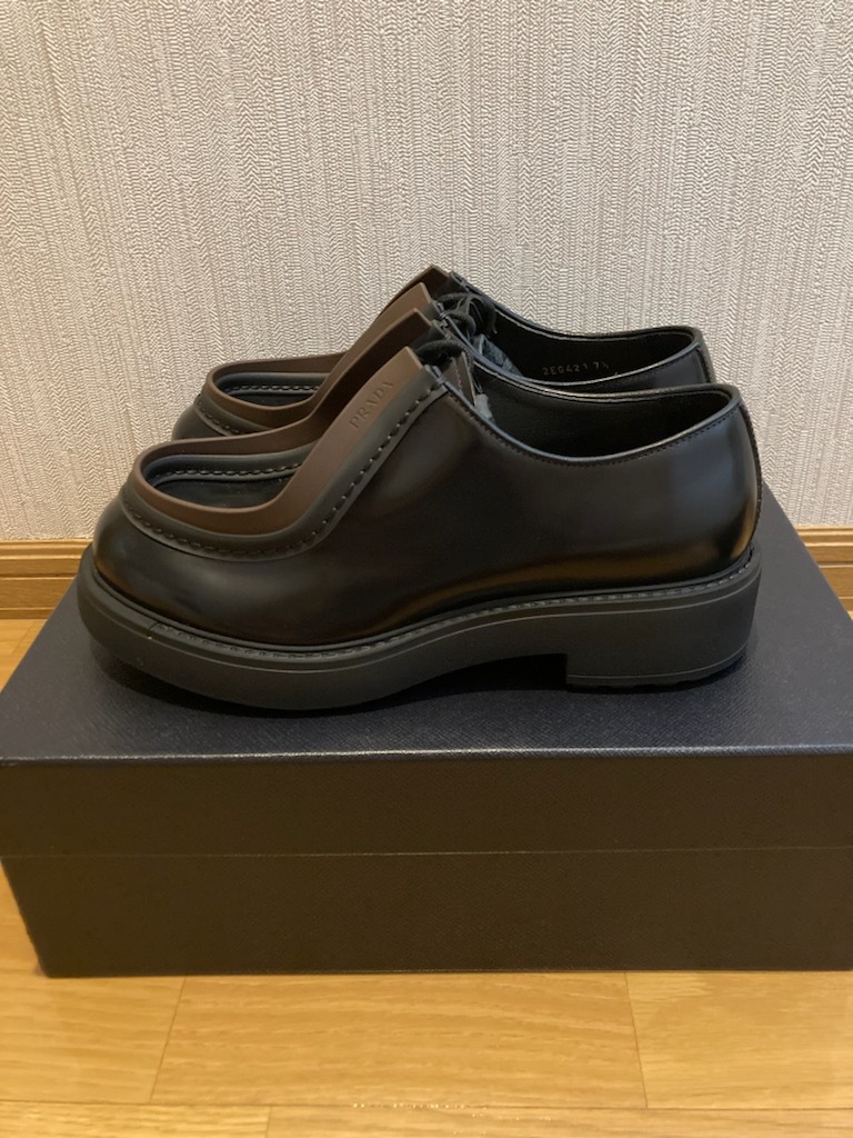 PRADA プラダ 23AW Diapason オペーク ブラッシュド レザー PRADA プラダ 23AW Diapason オペーク ブラッシュド レザー