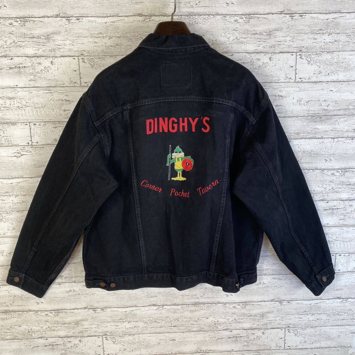 90's リーバイス 70507-4159 ブラック デニムジャケット XL 刺繍 90's リーバイス 70507-4159 ブラック デニムジャケット XL 刺繍