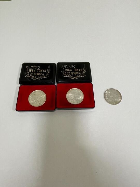 E61197】1964年 昭和39年 東京オリンピック 1000円銀貨 3枚セット E61197】1964年 昭和39年 東京オリンピック 1000円銀貨 3枚セット