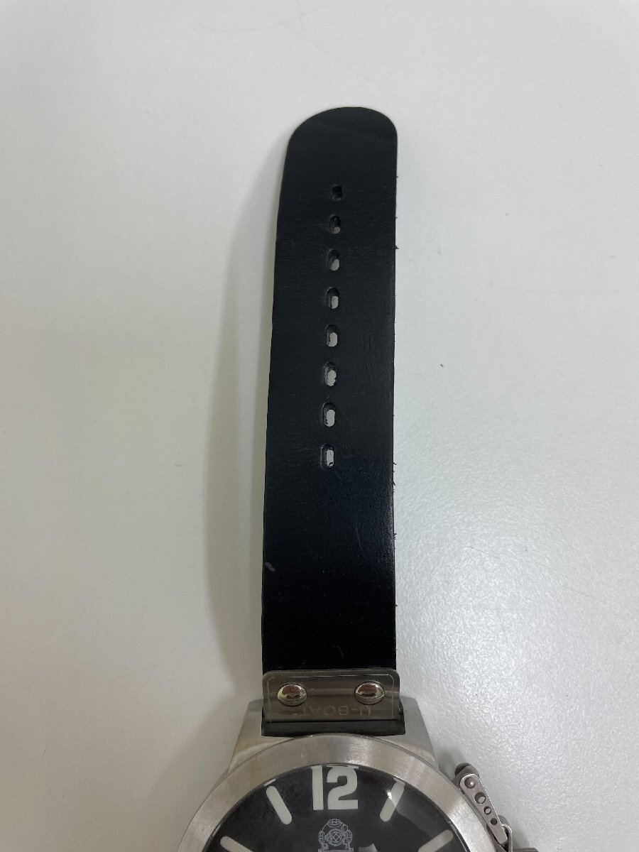 [B30114] used Tauchmeister1937 T0216 clock torch Meister self-winding watch belt after market goods windshield inside . cloudiness ., white dirt equipped operation goods junk 