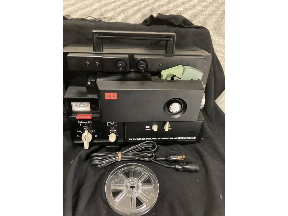 動作OK ELMO ST-600 8mmフィルムサウンド映写機 電源・リール 動作OK ELMO ST-600 8mmフィルムサウンド映写機 電源・リール