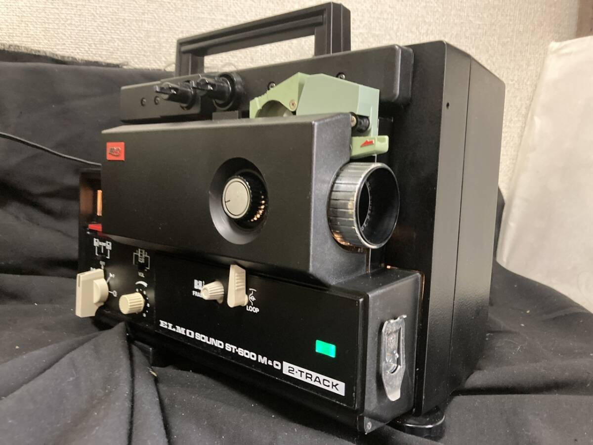 動作OK ELMO ST-600 8mmフィルムサウンド映写機 電源・リール 動作OK ELMO ST-600 8mmフィルムサウンド映写機 電源・リール