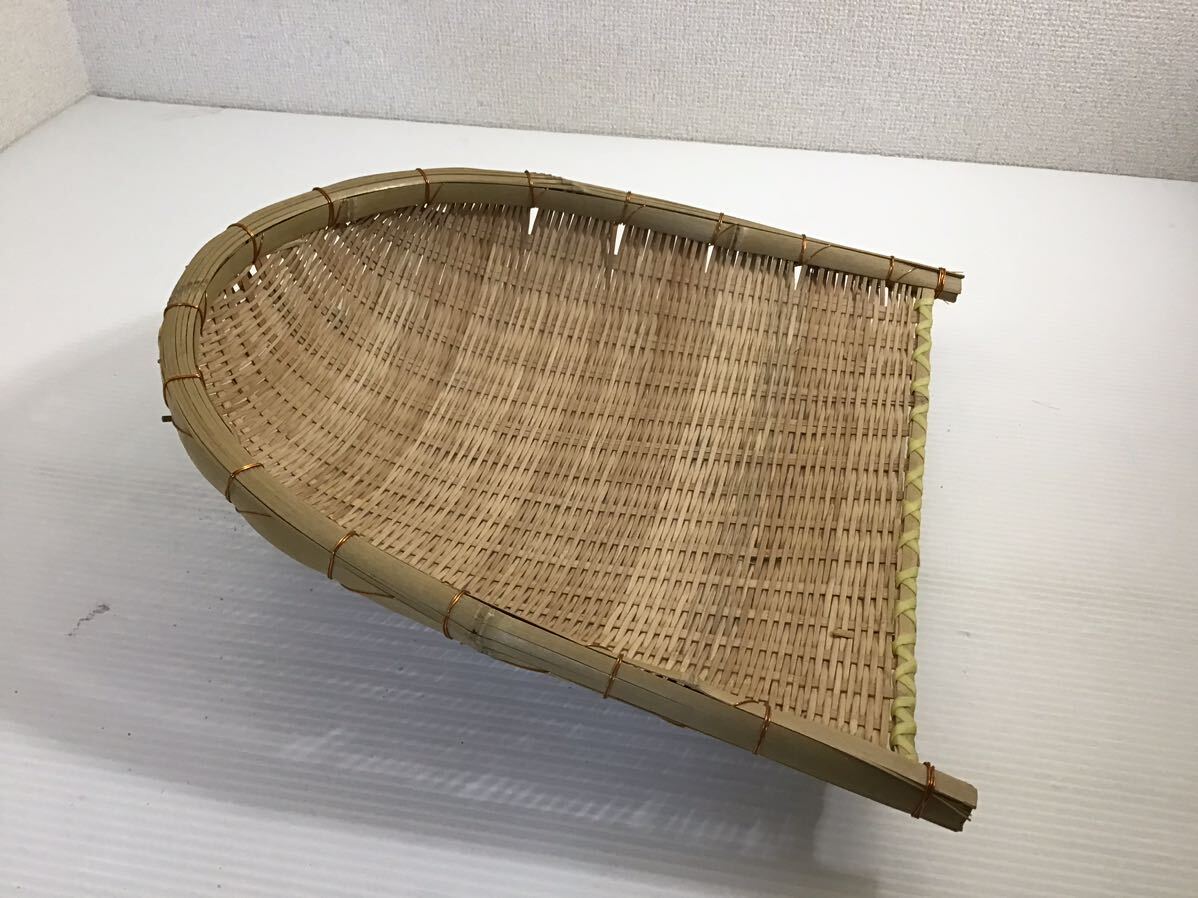昭和レトロ 竹ザル 2個セット 農具 竹かご 古道具 野菜カゴ もみ 昭和レトロ 竹ザル 2個セット 農具 竹かご 古道具 野菜カゴ もみ
