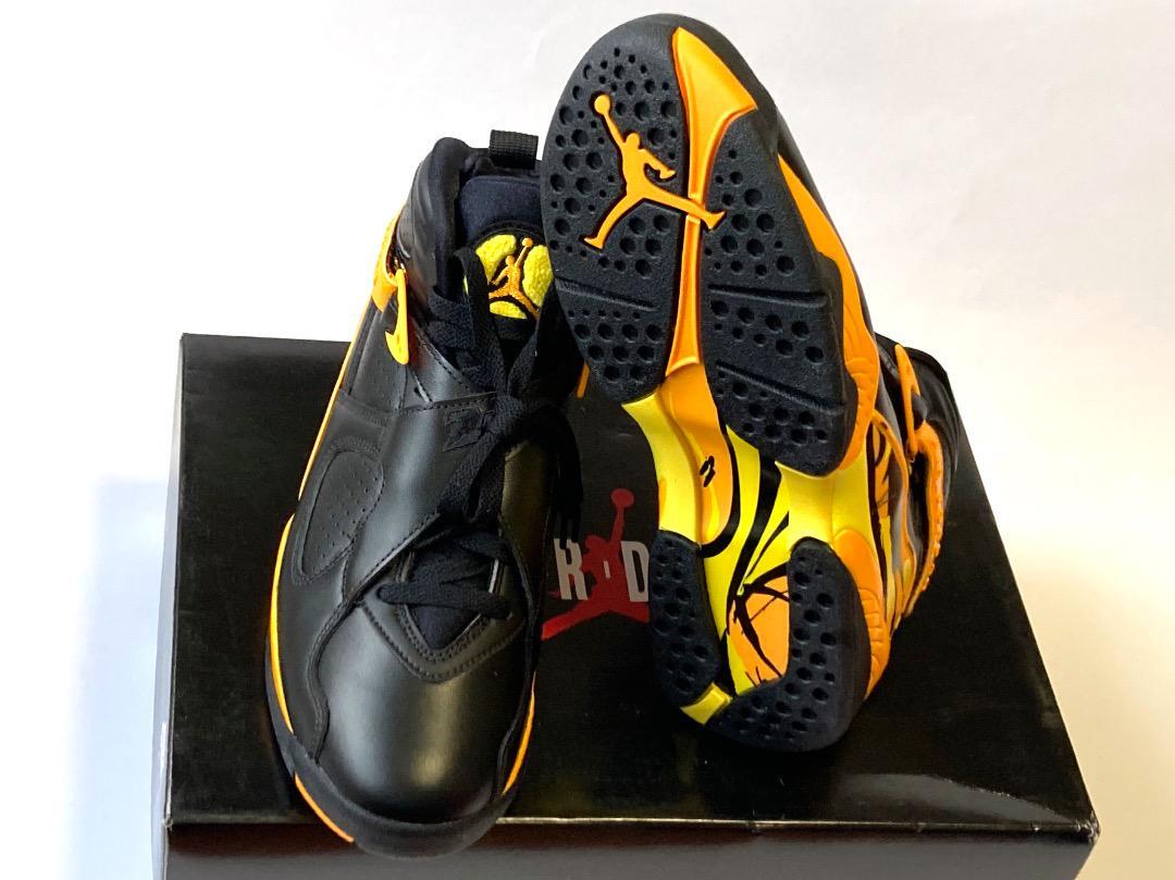 WMNS AIR JORDAN 8 RETRO TAXI BLACK/TAXI-OPTI YELLOW AJ8 エアジョーダン ウィメンズ25.5cmメンズ25cm CI1236-007 海外限定 日本未発売_画像5