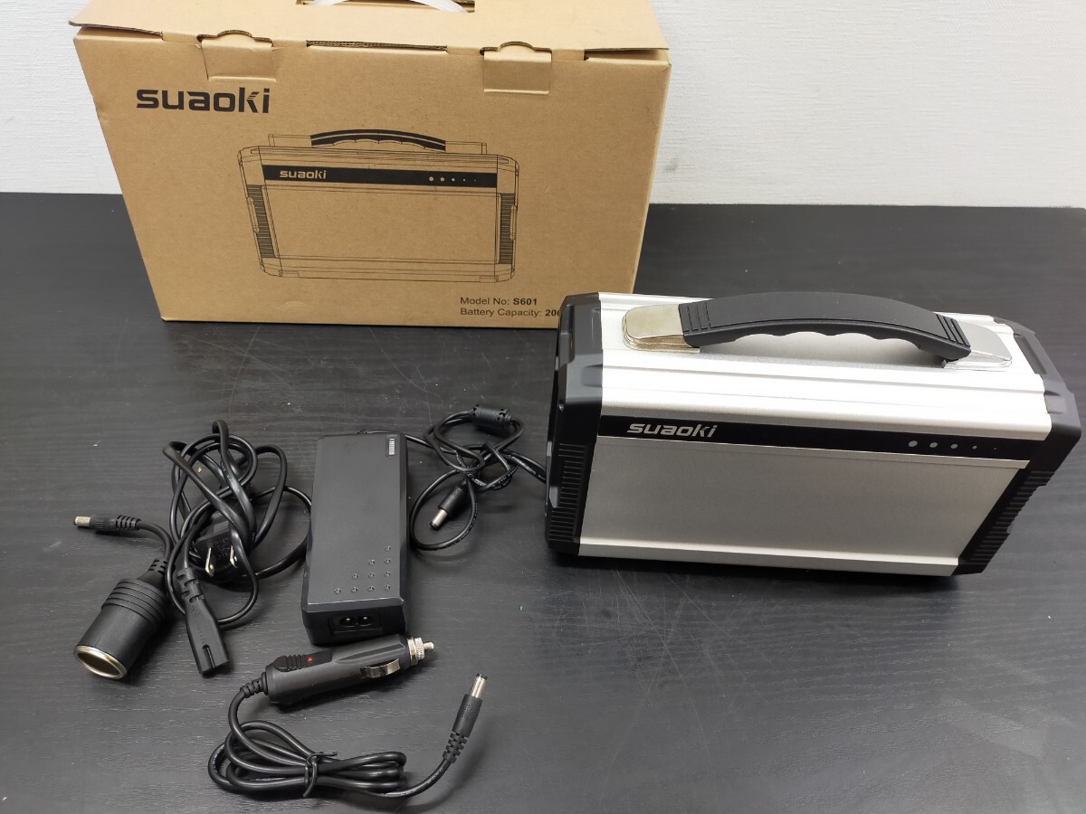 1円〜☆suaoki ポータブル電源 S601 20000mAh アウトドア 防災 車載 バッテリー