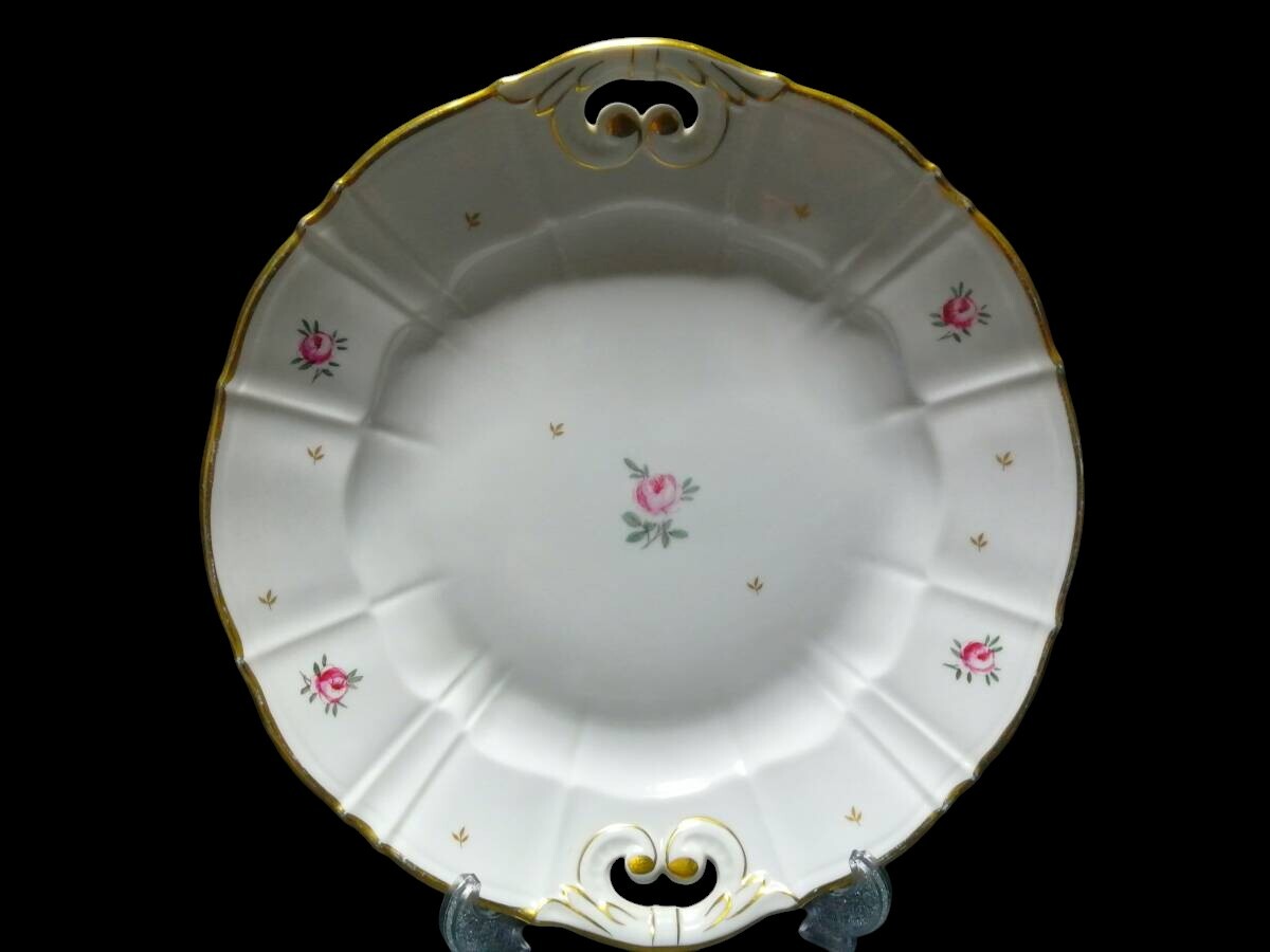 25X26CM 良品◇自宅保管 B&G 薔薇 ローズ B&B プレート ビングオーグレンダール ロイヤルコペンハーゲン
