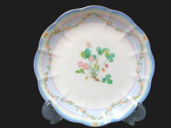 16CM 美品◇自宅保管 ノリタケ フローラルビラ プレート NORITAKE floral villa C