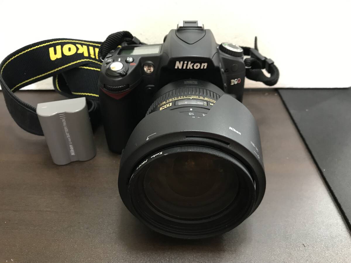 ニコン　Nikon　D90　18-200mm　1:3.5-5.6G II　ED　VR