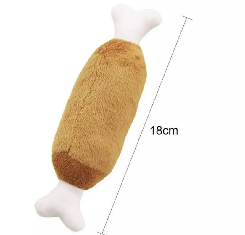 ■新品■犬用おもちゃ■ ペット 【2點セット】きりん　骨つき肉　かわいい　鳴るおもちゃ