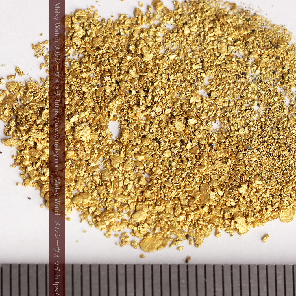 3.07gの小さな砂金・薄片金 ビクトリア州OMEO産・自然金《商品番号G0517》_画像10