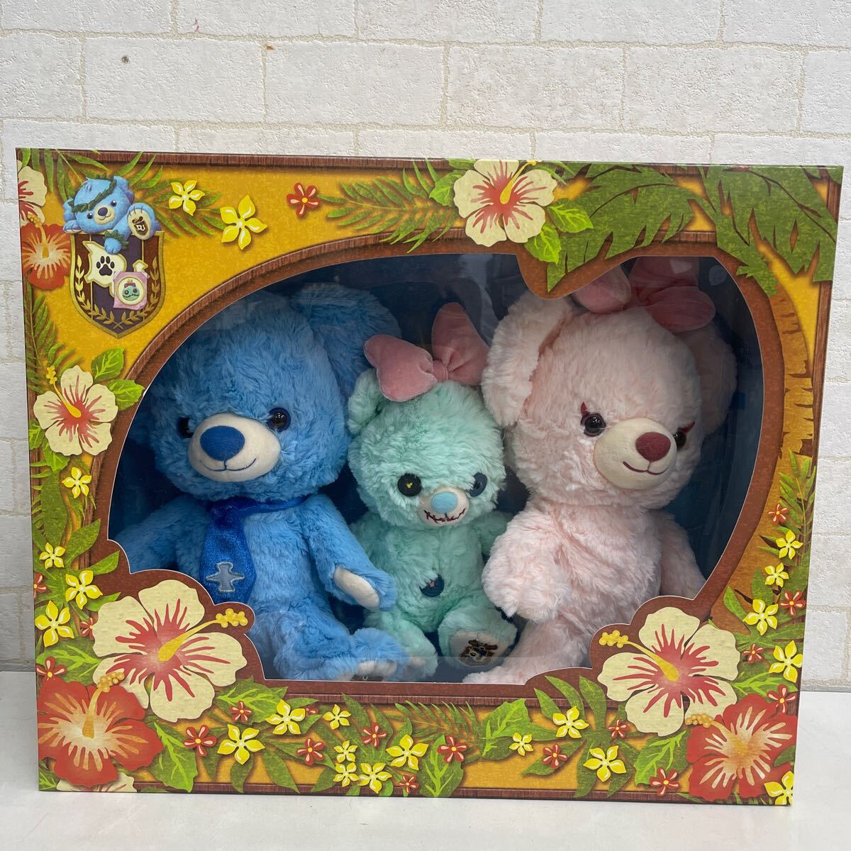 BTK903. 1 ユニベア　ぬいぐるみ　セット☆ブルー　ベリー　パイ　リロ&スティッチ 未使用　未開封　保管品