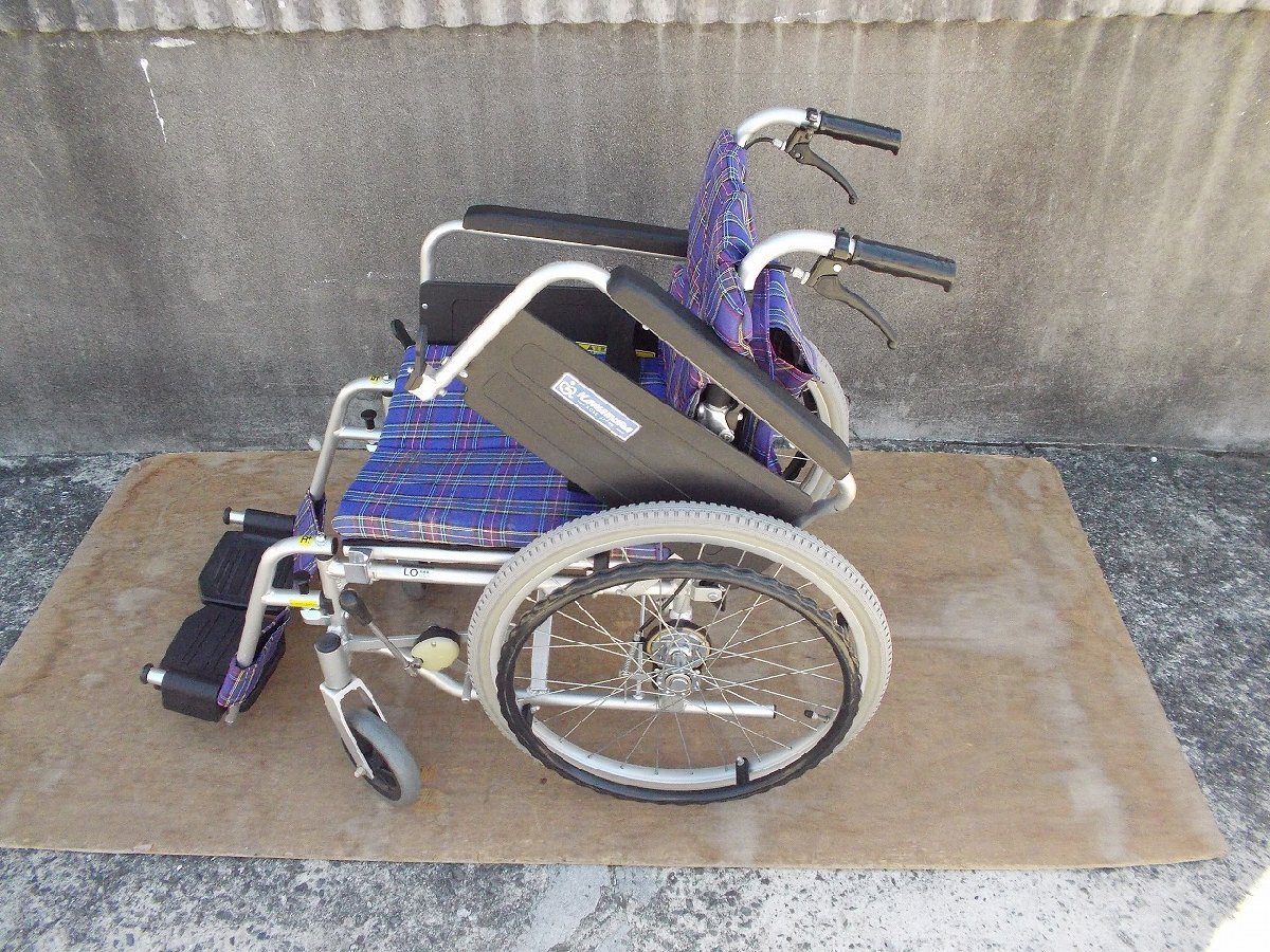 KAWAMURA　カワムラサイクル　自走式　折り畳み　車椅子　KA820B-N2 カワムラサイクル 車椅子 折りたたみ KA820-40(38・42)B 自走式