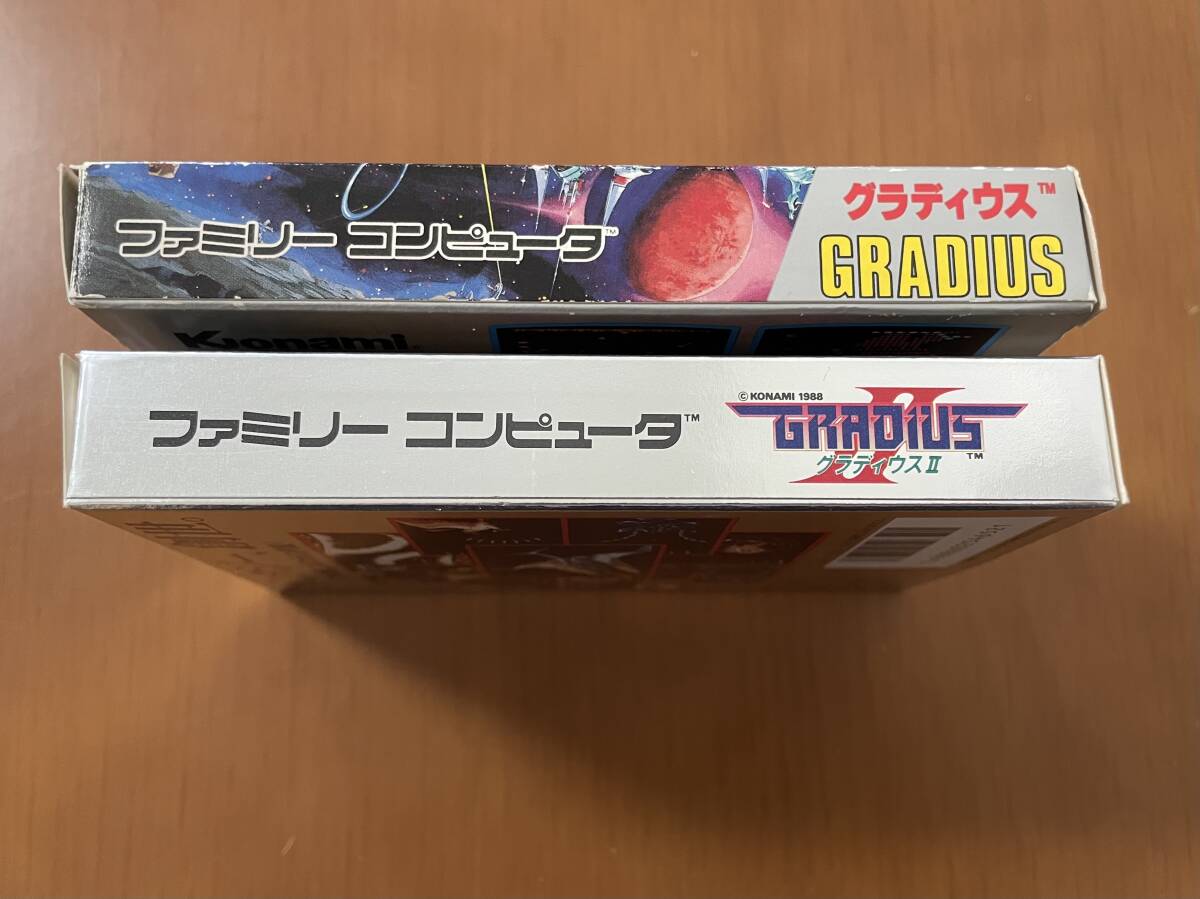KONAMI グラディウス・グラディウス Ⅱ 箱説付き 任天堂 KONAMI グラディウス・グラディウス Ⅱ 箱説付き 任天堂